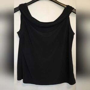 Elegant Black Women's Cowl neck Top